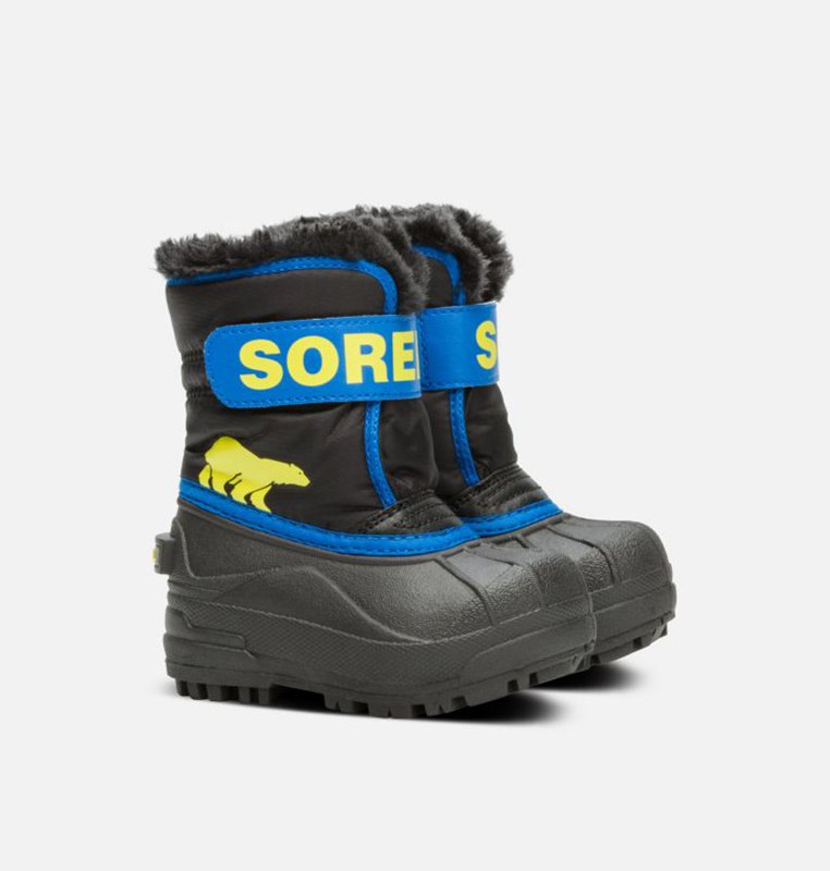 Sorel Çocuk Toddler Commander™ - Kar Botu Siyah/Mavi - 417-OZYAHD